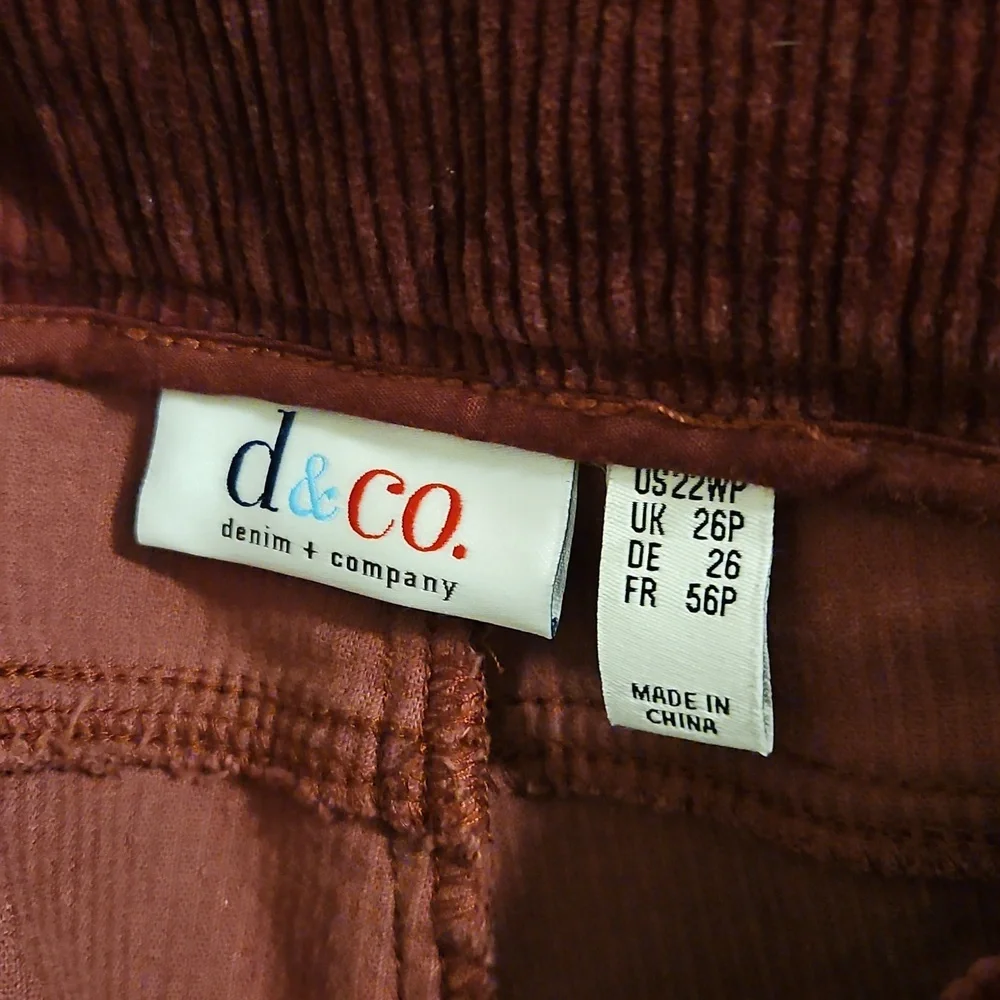 Burgundy Corduroy Pants - Picture 6 of 6